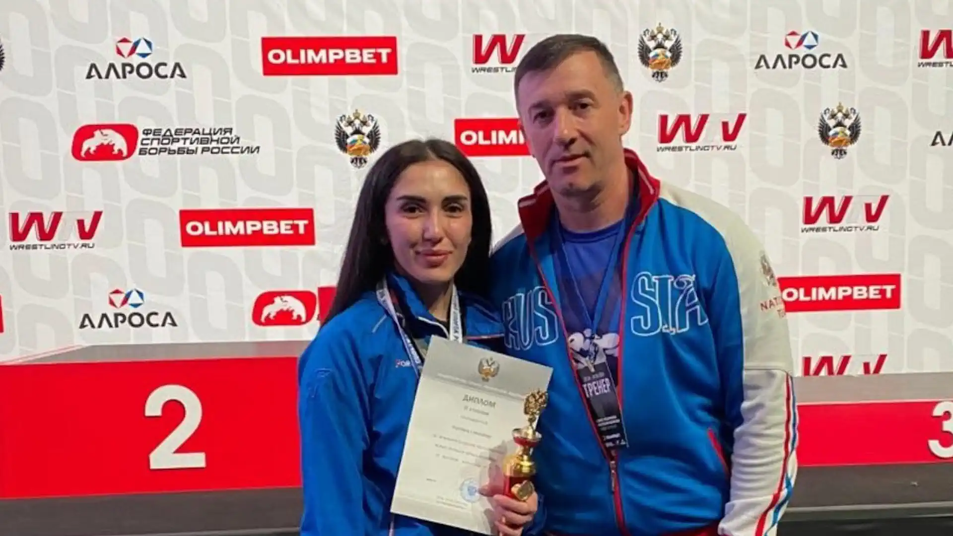 Марина Симонян завоевала серебро на Чемпионате России по борьбе