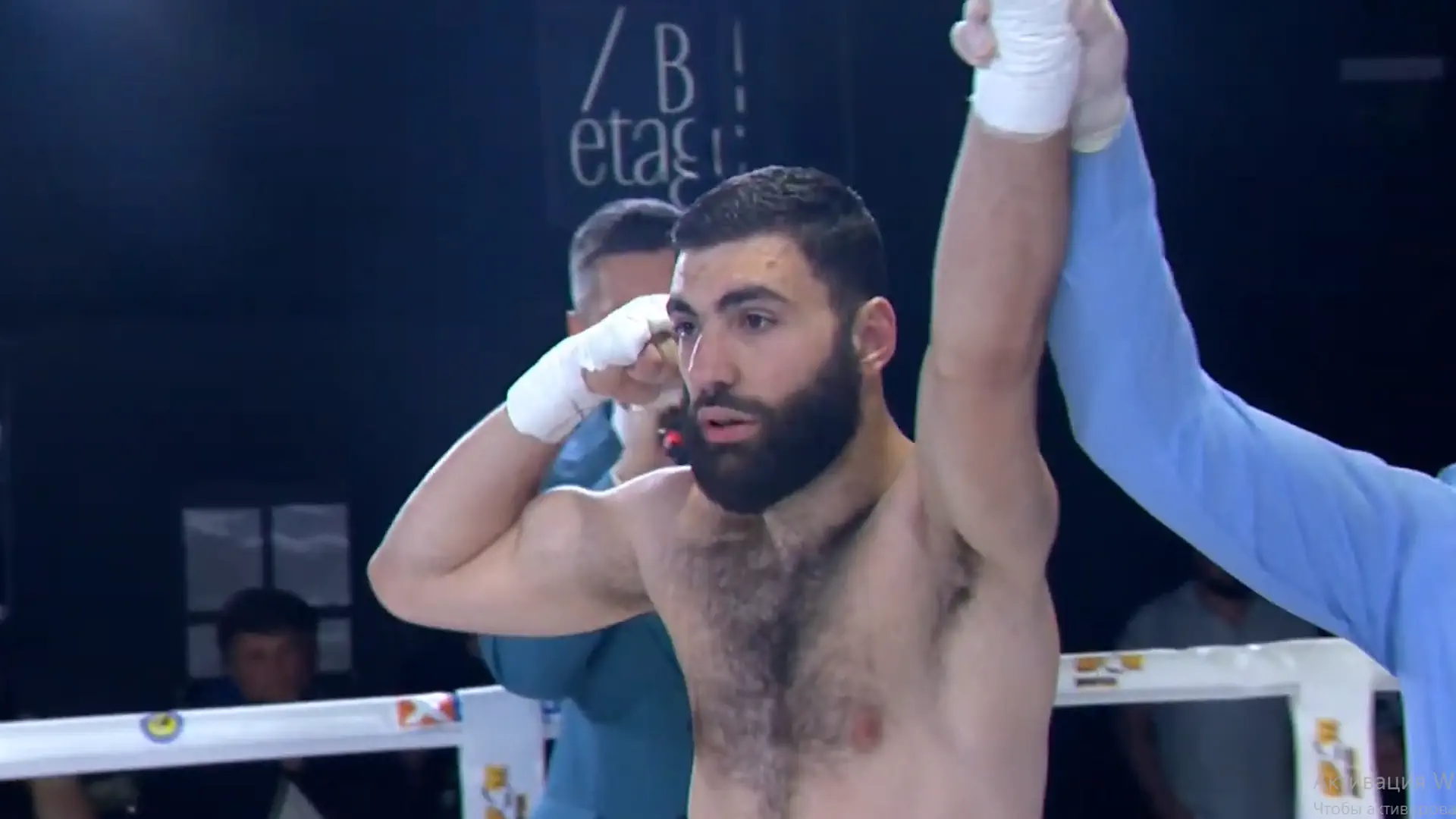 Liparit Ustian wins 10th anniversary victory in boxing (video)