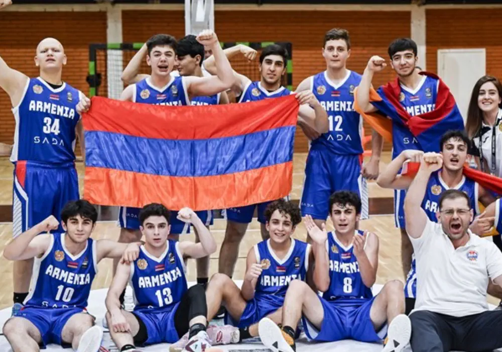 Армения U16 заняла второе место на ЧЕ