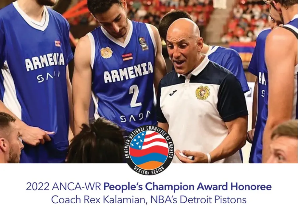 Тренер сборной Армении по баскетболу будет награжден в США