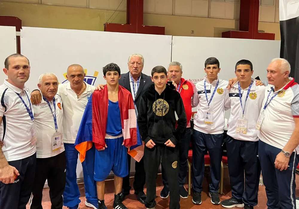 Армения заняла первое командное место на ЧЕ по боксу до 16 лет