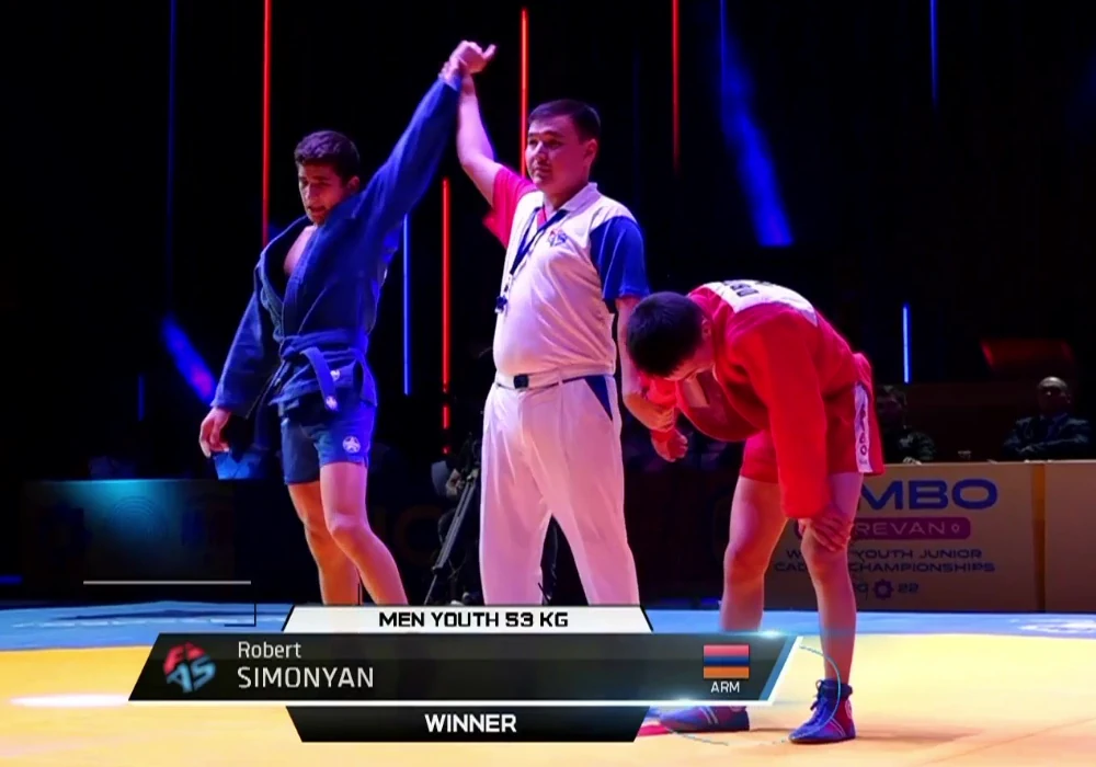 Роберт Симонян стал чемпионом мира по самбо (видео)