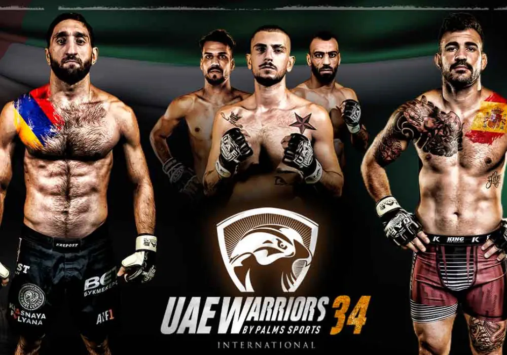 UAE Warriors 34. Прямой эфир турнира