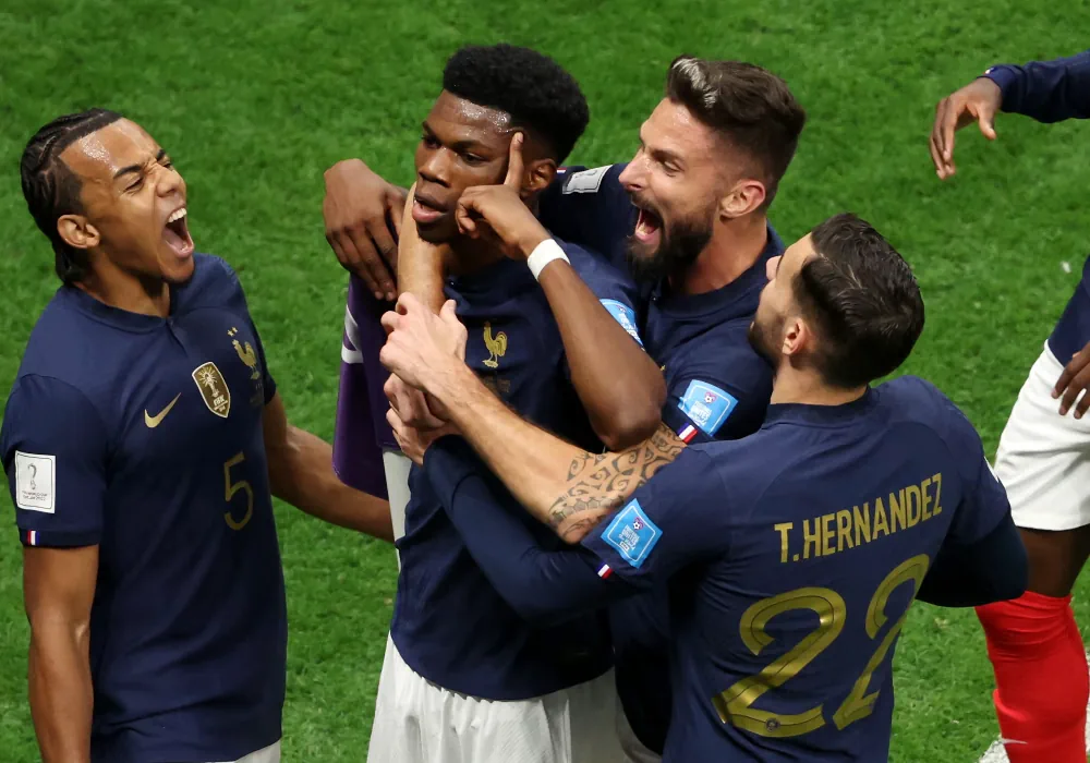 Жиру вывел Францию в полуфинал Чемпионата Мира