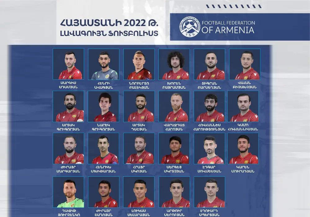 Голосование за «Лучшего футболиста года Армении»