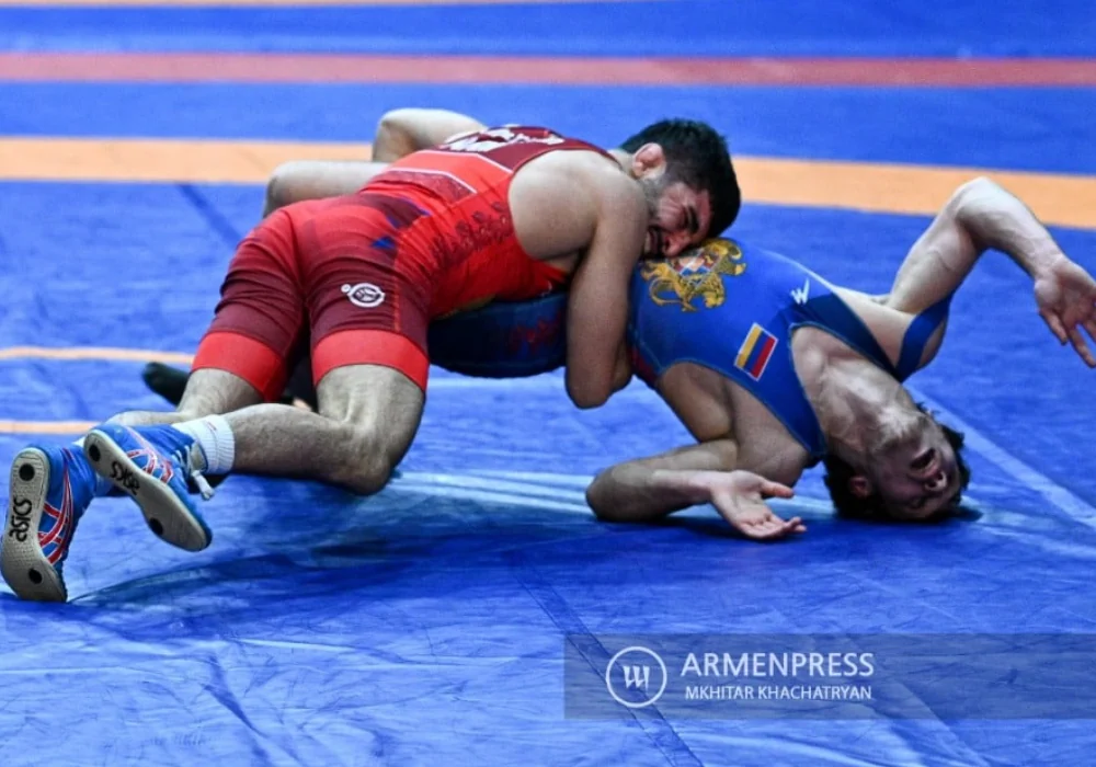 Завершился чемпионат Армении по вольной борьбе