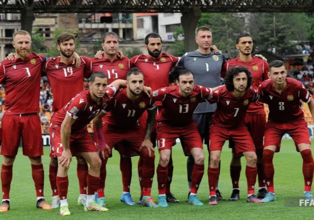 Полная заявка сборной Армении против Турции