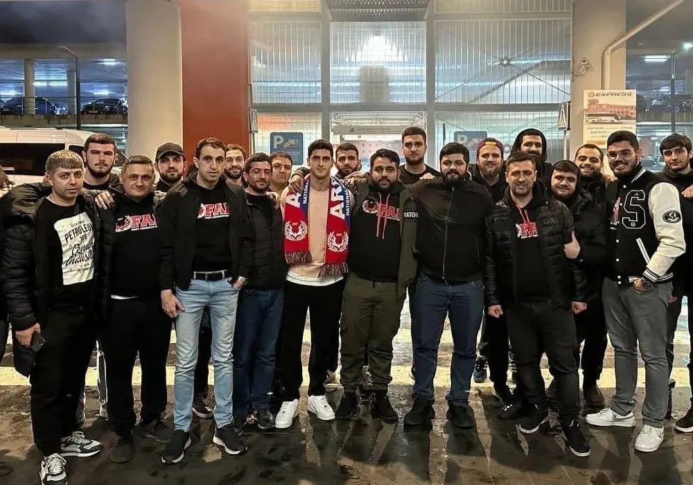 FAF встретил новичков сборной Армении (видео)