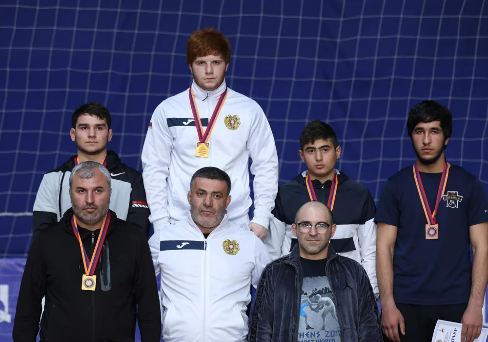 Завершился Чемпионат Армении по вольной борьбе среди юношей 2023
