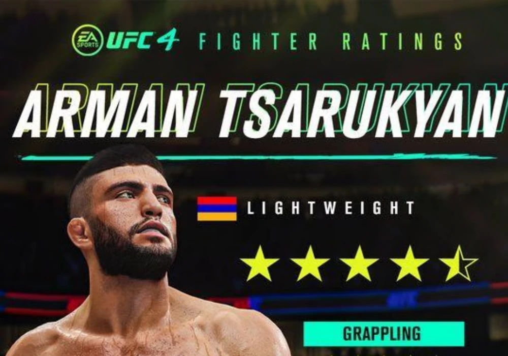 Арман Царукян добавлен в ростер игры UFC 4