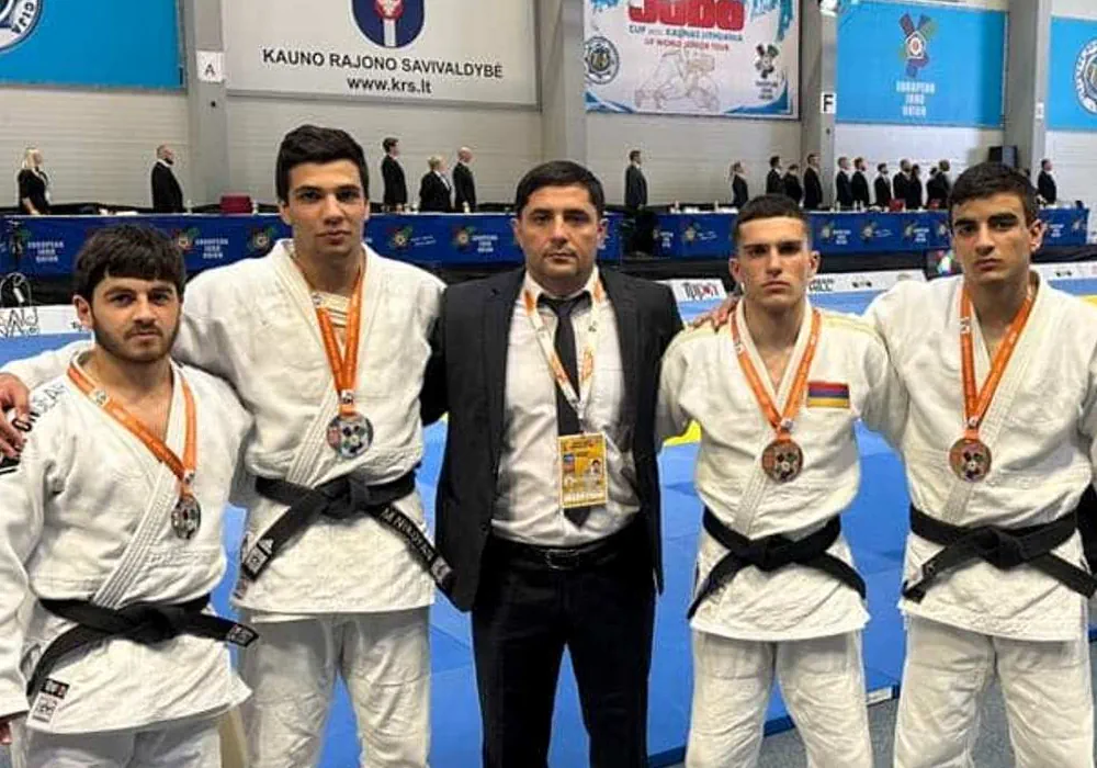 Армянские дзюдоисты завоевали медали в Литве