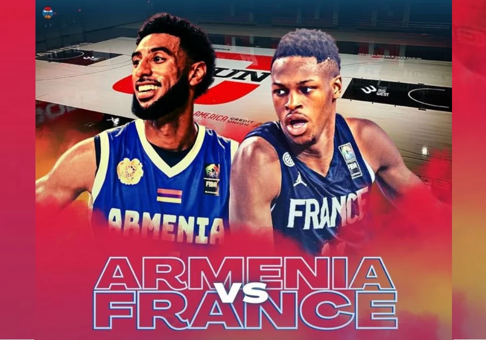 Состав сборной Армении по баскетболу против Франции