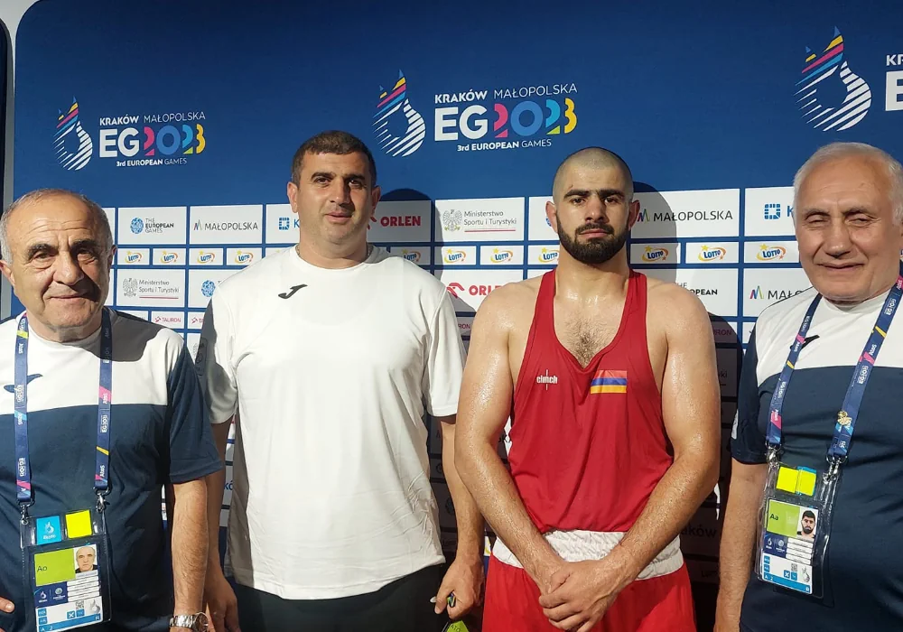 Амбарцум Акопян прошел в 1/8 финала Европейских Игр 2023 (видео)