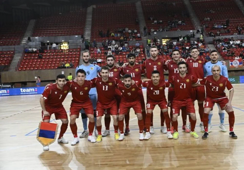 Известен состав сборной Армении по футзалу на матч с Грузией