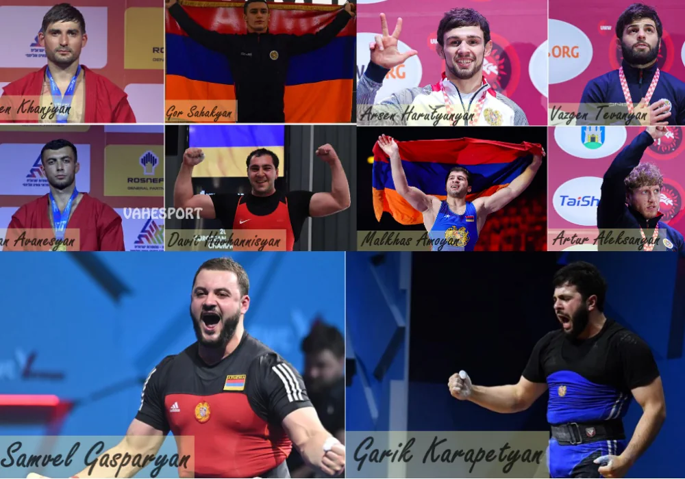 Посчитали все медали Армении в 2023 году по каждому виду спорта