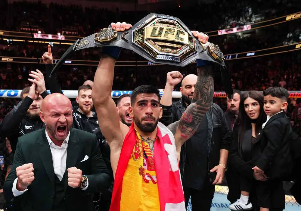 Новый чемпион UFC Илия Топурия начинал карьеру в армянской лиге