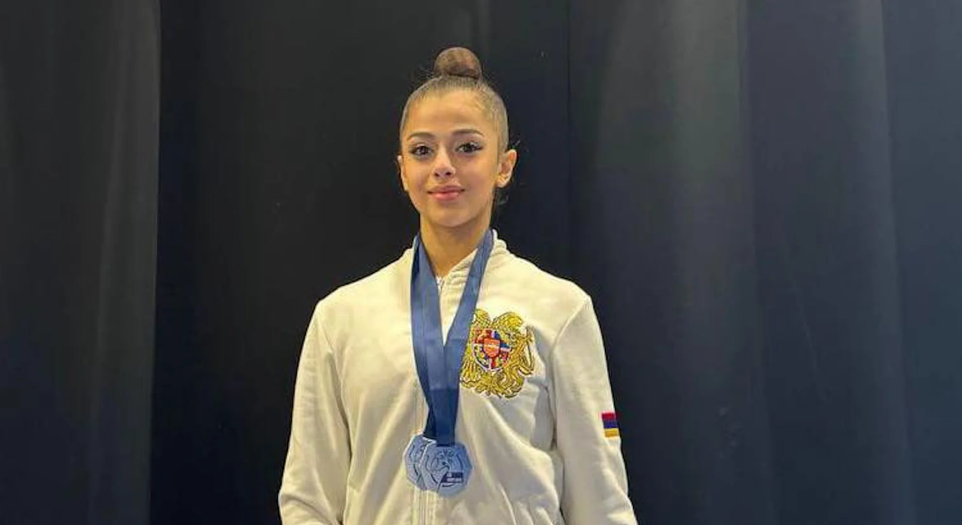 Gymnast Anna Badalyan won two golds in Nice