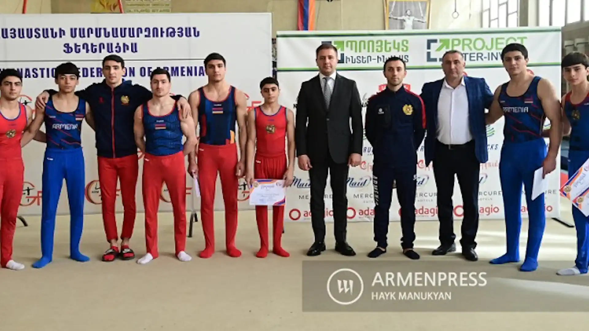 Armenia's National Team for the European Gymnastics Championships 2024