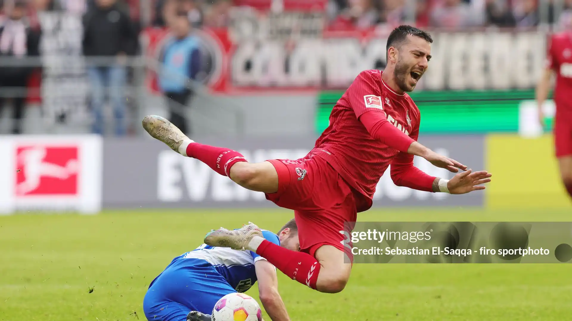 Adamyan earned a penalty and saved Cologne from defeat